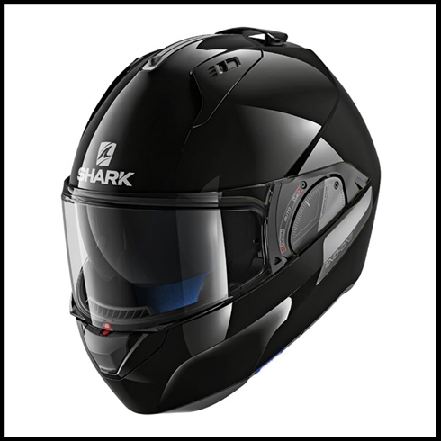 SHARK EVO-ONE 2 ADVANCED MODULAR HELMET - BLANK BLACK