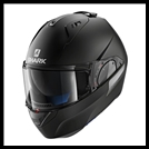 SHARK EVO-ONE 2 ADVANCED MODULAR HELMET - BLANK MATTE BLACK