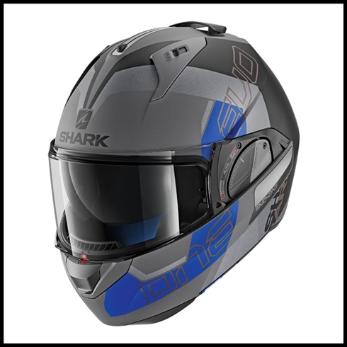 SHARK EVO-ONE 2 ADVANCED MODULAR HELMET - SLASHER MATTE GRAPHIC