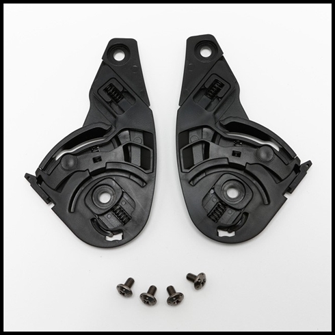 SHOEI QUICK RELEASE BASE PLATE FULL SET - CJ-2 SHIELD