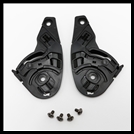 SHOEI QUICK RELEASE BASE PLATE FULL SET - CJ-2 SHIELD