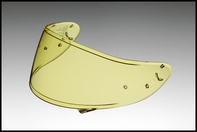 SHOEI CWR-1 PINLOCK READY REPLACEMENT FACE SHIELD - HIGH DEFINITION YELLOW