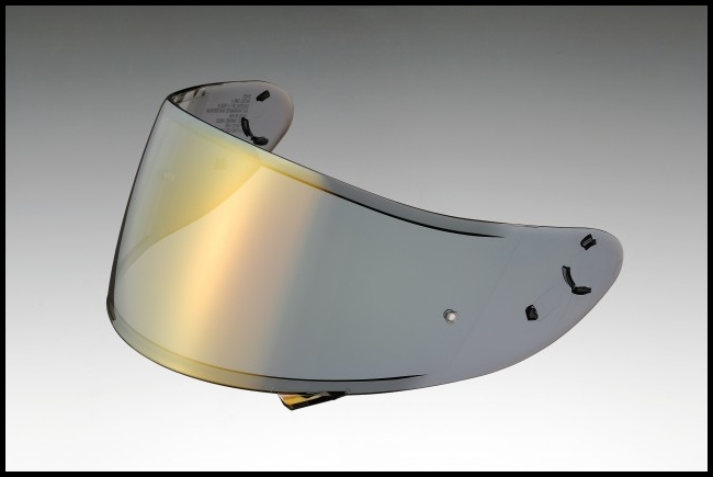 SHOEI CWR-1 PINLOCK READY REPLACEMENT FACE SHIELD - SPECTRA GOLD