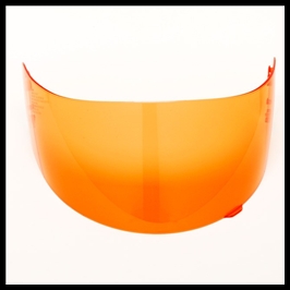 SHOEI CX-1V REPLACEMENT FACE SHIELD - HIGH DEFINITION ORANGE