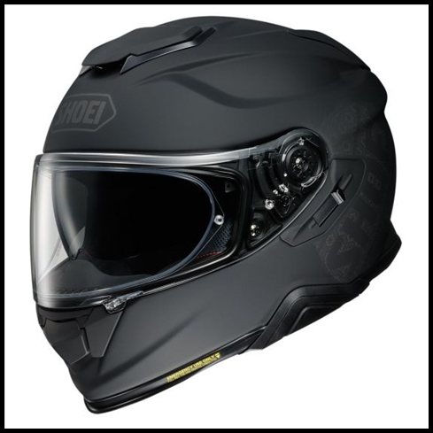 SHOEI GT-AIR II FULL-FACE HELMET WITH SUN SHIELD VISOR SYSTEM - EMBLEM TC-5 GRAPHIC (MATTE)
