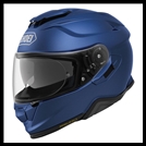 SHOEI GT-AIR II FULL-FACE HELMET WITH SUN SHIELD VISOR SYSTEM - MATTE BLUE METALLIC