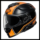 SHOEI GT-AIR II FULL-FACE HELMET WITH SUN SHIELD VISOR SYSTEM - PANORAMA TC-8 GRAPHIC