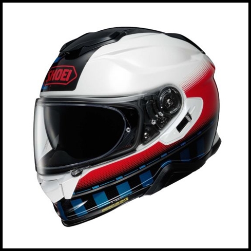 SHOEI GT-AIR II FULL-FACE HELMET WITH SUN SHIELD VISOR SYSTEM - TESSERACT TC-10 GRAPHIC