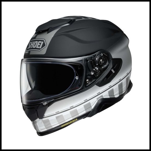 SHOEI GT-AIR II FULL-FACE HELMET WITH SUN SHIELD VISOR SYSTEM - TESSERACT TC-5 GRAPHIC (MATTE)