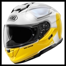 SHOEI GT-AIR 3 FULL-FACE HELMET WITH SUN SHIELD VISOR SYSTEM - MIKE TC-3 GRAPHIC (GLOSS)