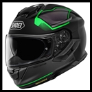 SHOEI GT-AIR 3 FULL-FACE HELMET WITH SUN SHIELD VISOR SYSTEM - MIKE TC-4 GRAPHIC (MATTE)