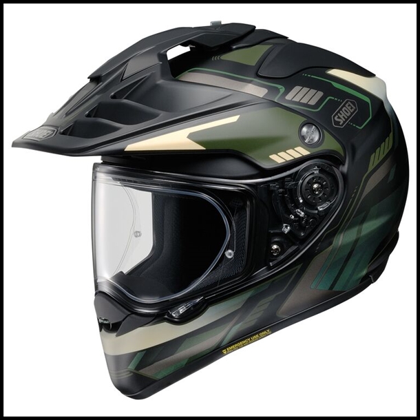 SHOEI HORNET X2 ADVENTURE FULL-FACE HELMET - INVIGORATE TC-4 GRAPHIC (MATTE)