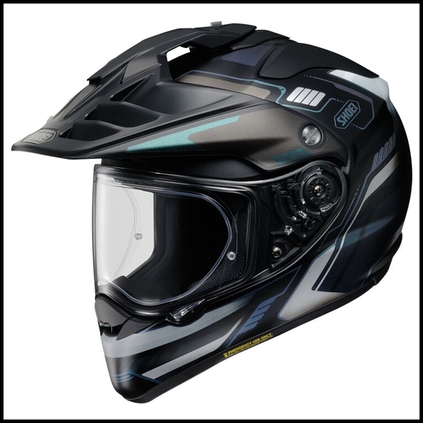 SHOEI HORNET X2 ADVENTURE FULL-FACE HELMET - INVIGORATE TC-5 GRAPHIC (MATTE)