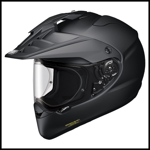 SHOEI HORNET X2 ADVENTURE FULL-FACE HELMET - MATTE BLACK
