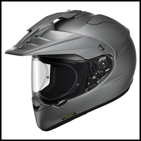 SHOEI HORNET X2 ADVENTURE FULL-FACE HELMET - MATTE DEEP GREY