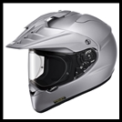 SHOEI HORNET X2 ADVENTURE FULL-FACE HELMET - LIGHT SILVER