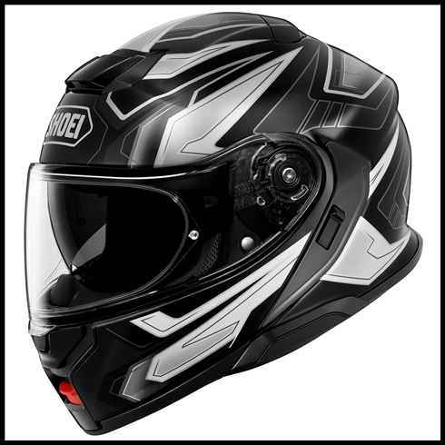 SHOEI NEOTEC 3 MODULAR FLIP-FRONT HELMET WITH SUN SHIELD VISOR SYSTEM - ANTHEM TC-5 GRAPHIC (GLOSS)