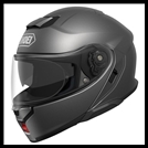 SHOEI NEOTEC 3 MODULAR FLIP-FRONT HELMET WITH SUN SHIELD VISOR SYSTEM - ANTHRACITE METILLIC