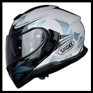 SHOEI NEOTEC 3 MODULAR FLIP-FRONT HELMET WITH SUN SHIELD VISOR SYSTEM - BREEZE TC-2 GRAPHIC (GLOSS)