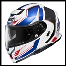 SHOEI NEOTEC 3 MODULAR FLIP-FRONT HELMET WITH SUN SHIELD VISOR SYSTEM - GRASP TC-10 GRAPHIC (GLOSS)