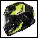 SHOEI NEOTEC 3 MODULAR FLIP-FRONT HELMET WITH SUN SHIELD VISOR SYSTEM - GRASP TC-3 GRAPHIC (GLOSS)