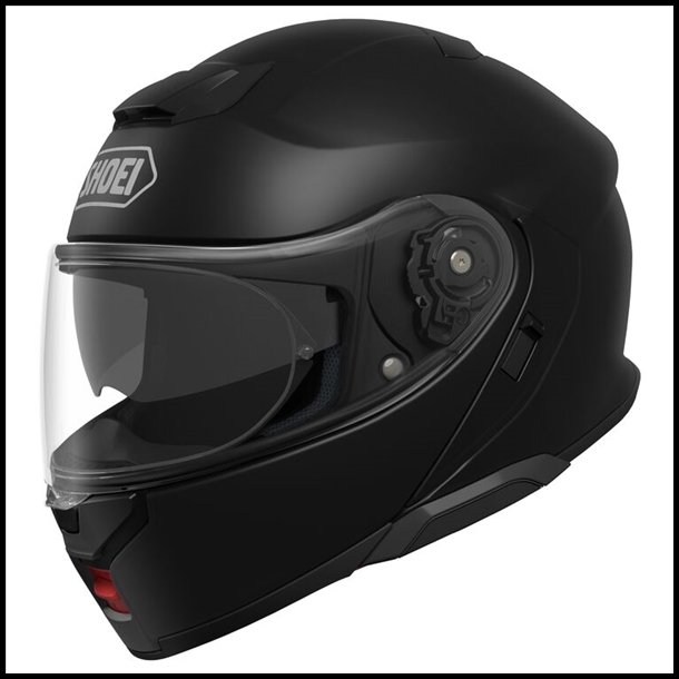 SHOEI NEOTEC 3 MODULAR FLIP-FRONT HELMET WITH SUN SHIELD VISOR SYSTEM - MATTE BLACK