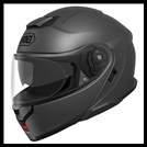 SHOEI NEOTEC 3 MODULAR FLIP-FRONT HELMET WITH SUN SHIELD VISOR SYSTEM - MATTE DEEP GREY