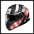 SHOEI NEOTEC II MODULAR FLIP-FRONT HELMET WITH SUN SHIELD VISOR SYSTEM - JAUNT TC-1 GRAPHIC