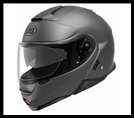 SHOEI NEOTEC II MODULAR FLIP-FRONT HELMET WITH SUN SHIELD VISOR SYSTEM - MATTE DEEP GREY