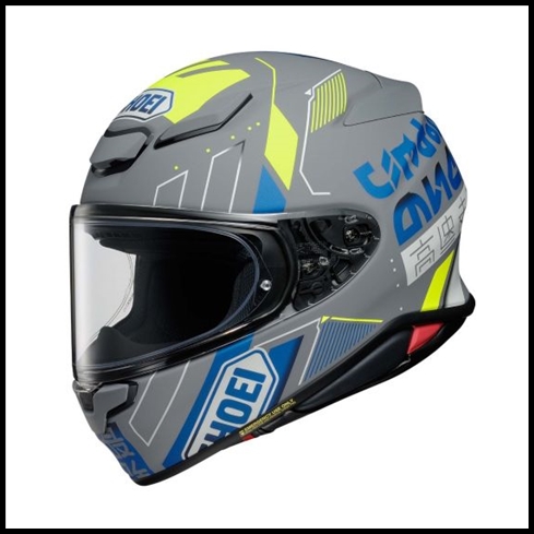 SHOEI RF-1400 FULL-FACE HELMET - ACCOLADE TC-10 GRAPHIC (MATTE)