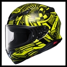 SHOEI RF-1400 FULL-FACE HELMET - BEAUT TC-3 GRAPHIC (GLOSS)