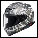 SHOEI RF-1400 FULL-FACE HELMET - BEAUT TC-6 GRAPHIC (MATTE)