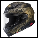 SHOEI RF-1400 FULL-FACE HELMET - FEARLESS TC-5 GRAPHIC (MATTE)