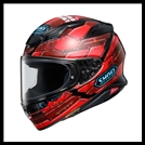 SHOEI RF-1400 FULL-FACE HELMET - FORTRESS TC-1 GRAPHIC (GLOSS)