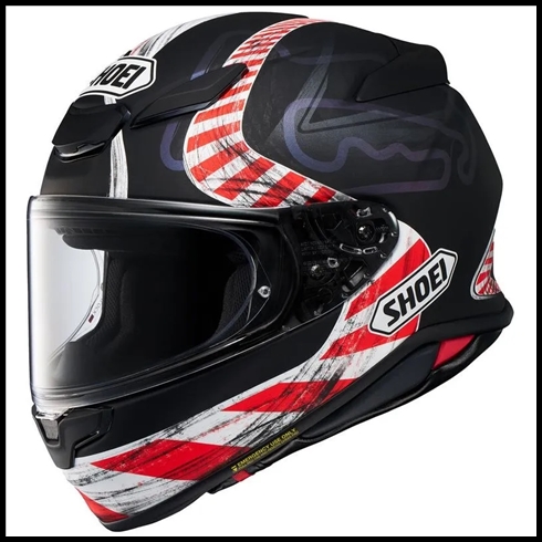 SHOEI RF-1400 FULL-FACE HELMET - KNEE DOWN TC-5 GRAPHIC (MATTE)