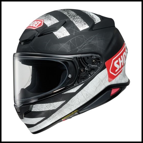 SHOEI RF-1400 FULL-FACE HELMET - SCANNER TC-5 GRAPHIC (MATTE)