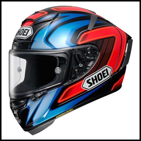 Sierra Electronics Shoei X Fourteen Full Face Helmet Hs55 Tc 1 X Fourteen Graphics Shoei X Fourteen Hs55 Tc1