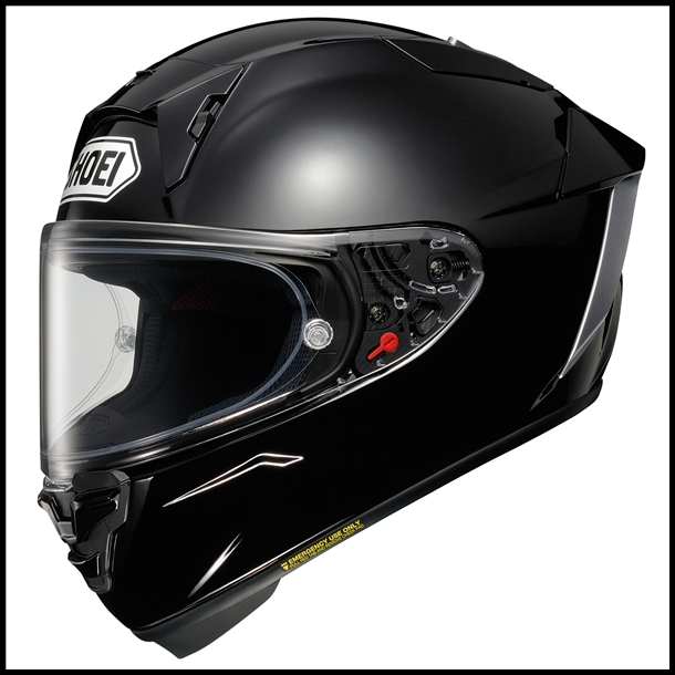 SHOEI X-FIFTEEN FULL-FACE HELMET - BLACK