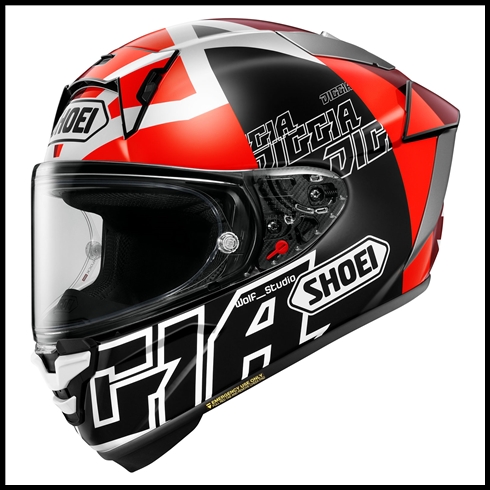 SHOEI X-FIFTEEN FULL-FACE HELMET - DIGGIA 2 TC-1 GRAPHIC (GLOSS)