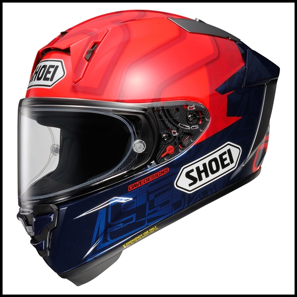 SHOEI X-FIFTEEN FULL-FACE HELMET - MARQUEZ 7 TC-1 GRAPHIC (GLOSS)