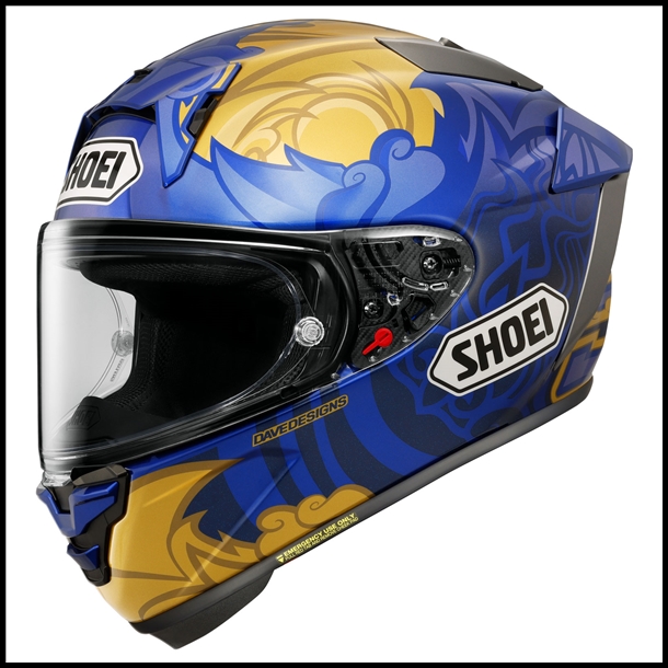 SHOEI X-FIFTEEN FULL-FACE HELMET - MARQUEZ THAI TC-1 GRAPHIC (GLOSS)