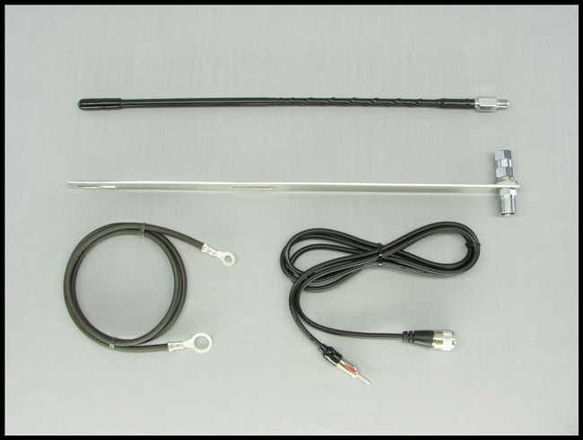 SIERRA FLAT BAR MOUNT CB ANTENNA KIT WITH MOTOROLA MALE COAX CONNECTION