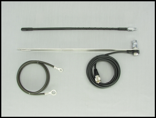 SIERRA FLAT BAR MOUNT CB ANTENNA KIT WITH PL259 COAX CONNECTION