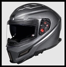 SMK AGNAR FULL-FACE HELMET - GLOSS ANTHRACITE