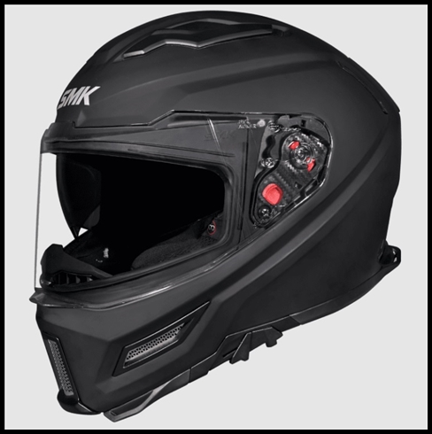 SMK AGNAR FULL-FACE HELMET - MATTE BLACK