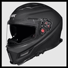 SMK AGNAR FULL-FACE HELMET - MATTE BLACK