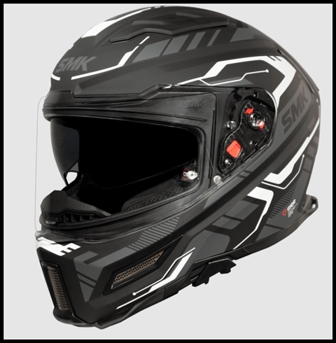 SMK AGNAR FULL-FACE HELMET - TEKTRON GRAPHIC - MA261