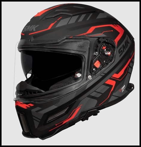 SMK AGNAR FULL-FACE HELMET - TEKTRON GRAPHIC - MA263
