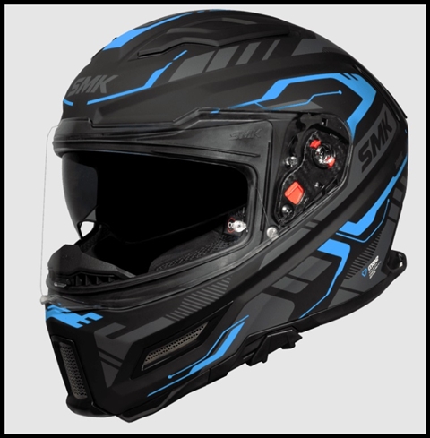 SMK AGNAR FULL-FACE HELMET - TEKTRON GRAPHIC - MA265