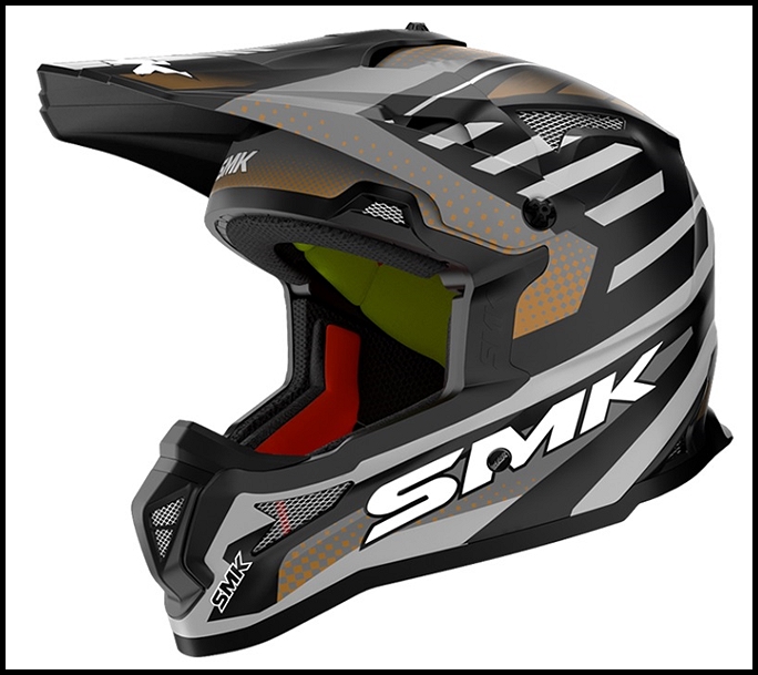 SMK ALLTERRA OFF-ROAD FULL-FACE HELMET - BULLDOZER GRAPHIC - MA267